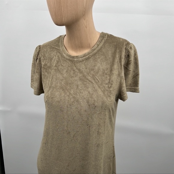 🆕Generation Love Arielle Terry Dress Color
Army Green Ruched Sleeve New NWT - Picture 15 of 15